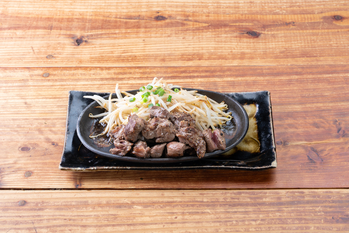 中落ちカルビのサイコロステーキ